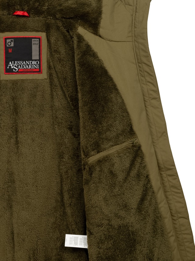 Alessandro Salvarini Winterjacke »ASWeighty« mit weichem Teddyfell innen