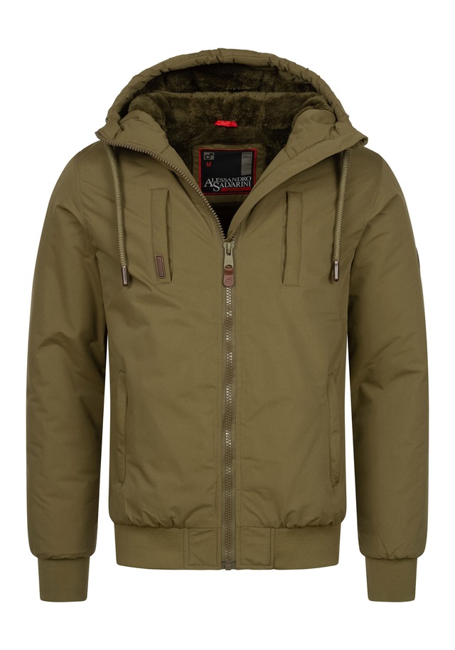 Alessandro Salvarini Winterjacke »ASWeighty« mit weichem Teddyfell innen