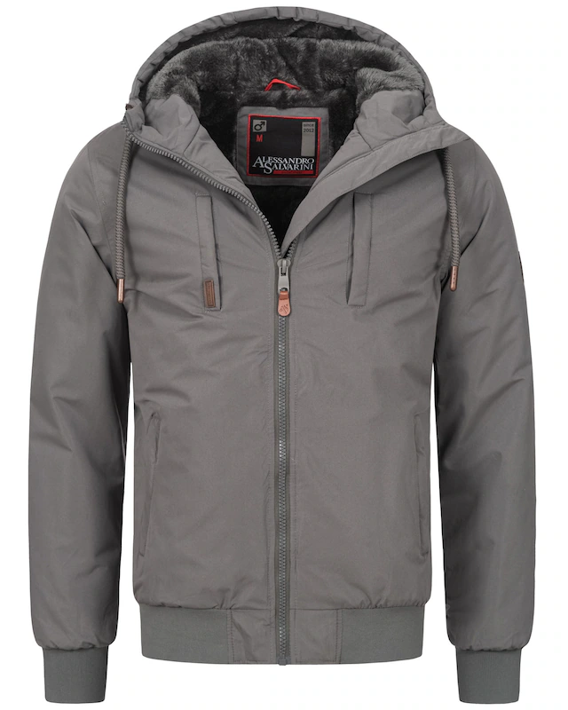 Alessandro Salvarini Winterjacke »ASWeighty« mit weichem Teddyfell innen