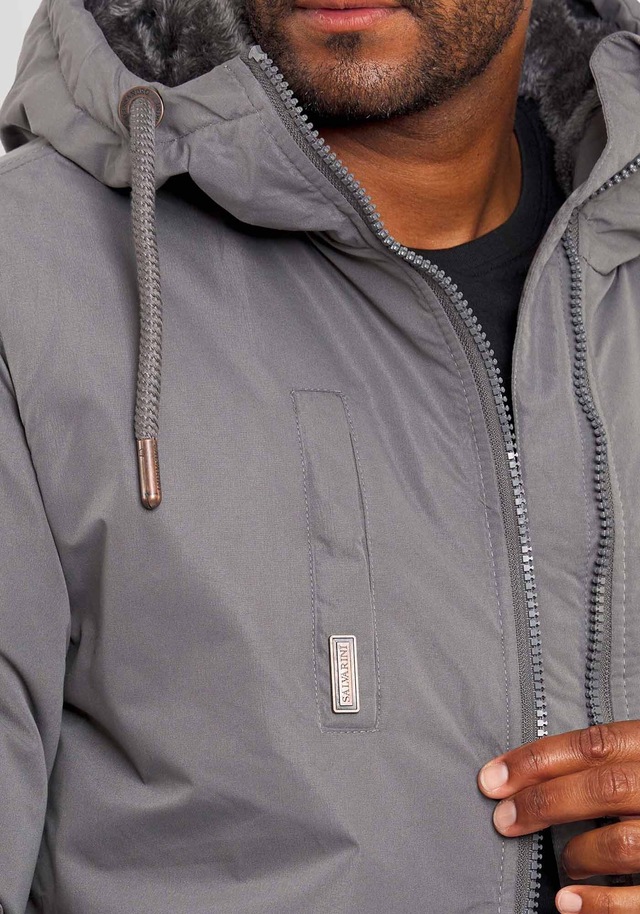 Alessandro Salvarini Winterjacke »ASWeighty« mit weichem Teddyfell innen