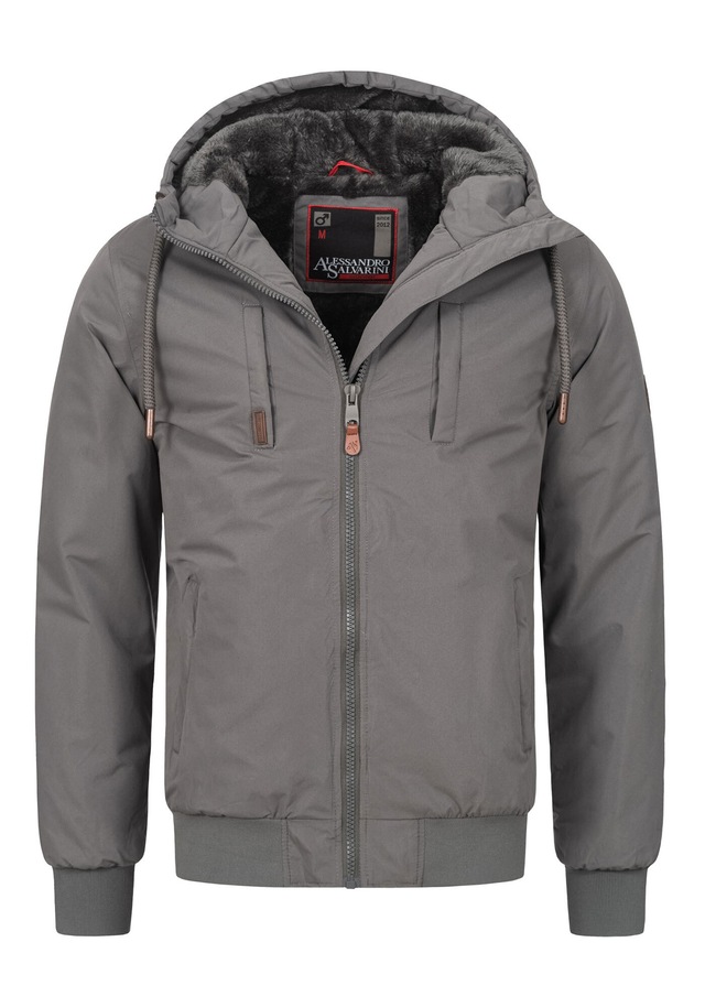 Alessandro Salvarini Winterjacke »ASWeighty« mit weichem Teddyfell innen