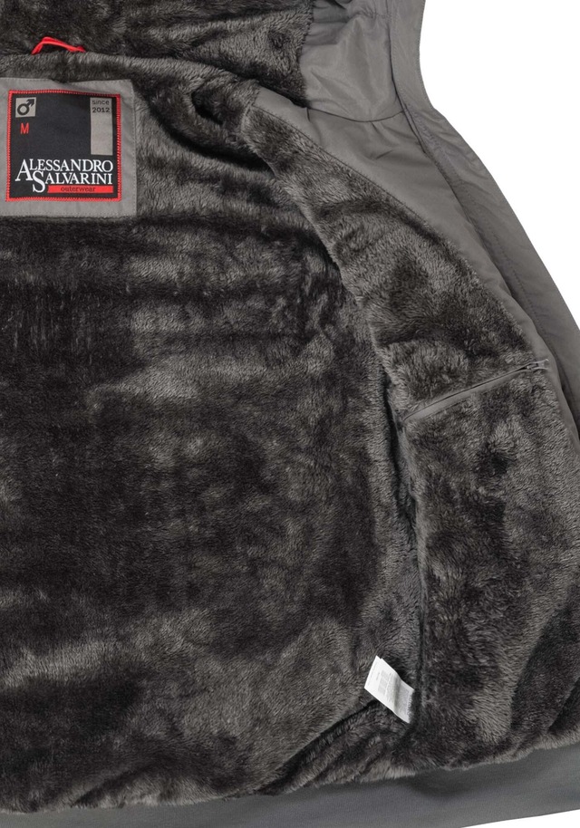 Alessandro Salvarini Winterjacke »ASWeighty« mit weichem Teddyfell innen