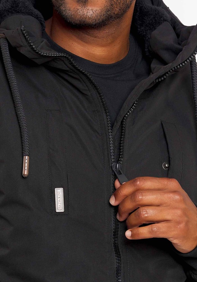 Alessandro Salvarini Winterjacke »ASWeighty« mit weichem Teddyfell innen