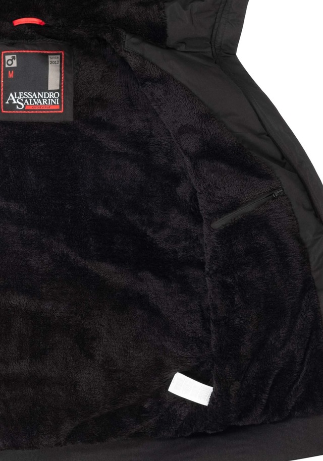 Alessandro Salvarini Winterjacke »ASWeighty« mit weichem Teddyfell innen