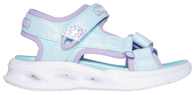 Skechers Sandale »SOLA GLOW SANDAL« Sommerschuh mit Klettverschluss, Größenschablone zum Download