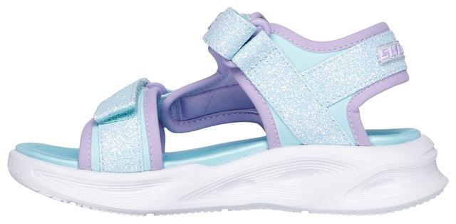 Skechers Sandale »SOLA GLOW SANDAL« Sommerschuh mit Klettverschluss, Größenschablone zum Download