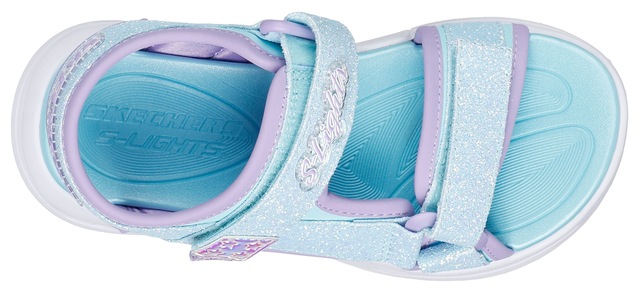 Skechers Sandale »SOLA GLOW SANDAL« Sommerschuh mit Klettverschluss, Größenschablone zum Download