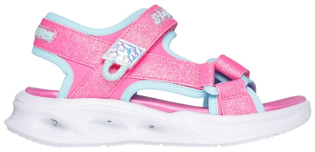 Skechers Sandale »SOLA GLOW SANDAL« Sommerschuh mit Klettverschluss, Größenschablone zum Download