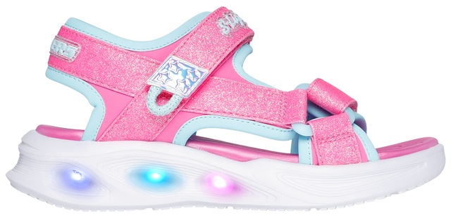 Skechers Sandale »SOLA GLOW SANDAL« Sommerschuh mit Klettverschluss, Größenschablone zum Download