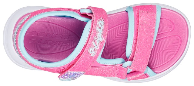 Skechers Sandale »SOLA GLOW SANDAL« Sommerschuh mit Klettverschluss, Größenschablone zum Download