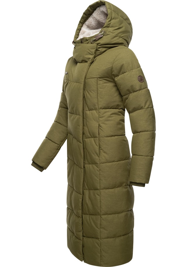 Ragwear Steppmantel »Pavla Extralong« zeitloser, wasserdichter Damen Wintermantel