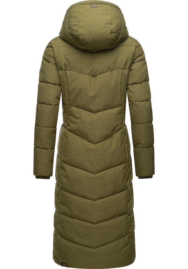 Ragwear Steppmantel »Pavla Extralong« zeitloser, wasserdichter Damen Wintermantel