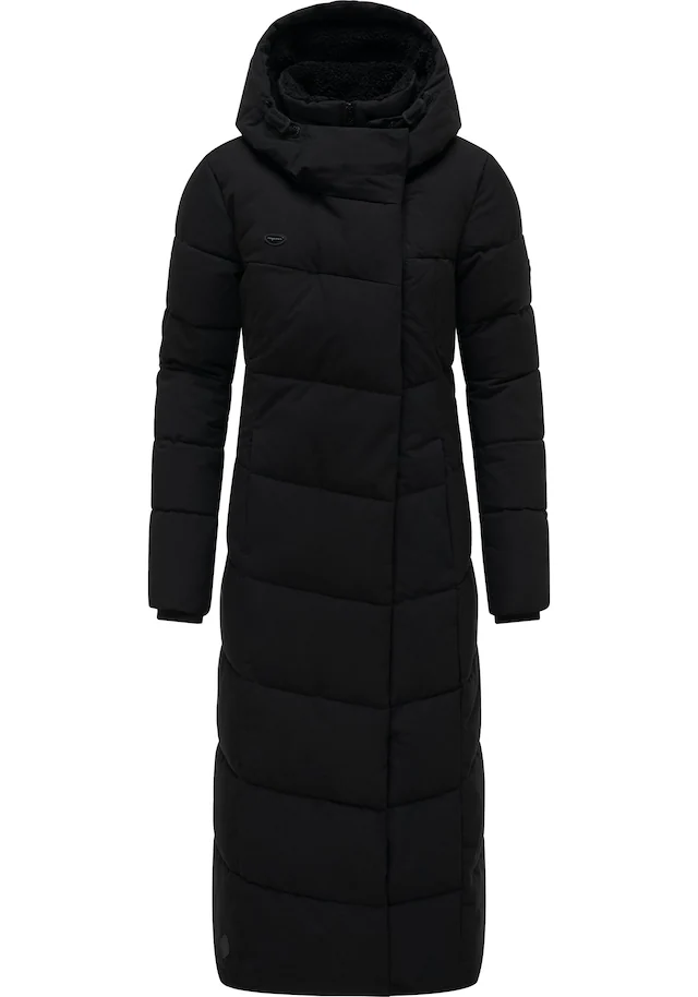 Ragwear Steppmantel »Pavla Extralong« zeitloser, wasserdichter Damen Wintermantel