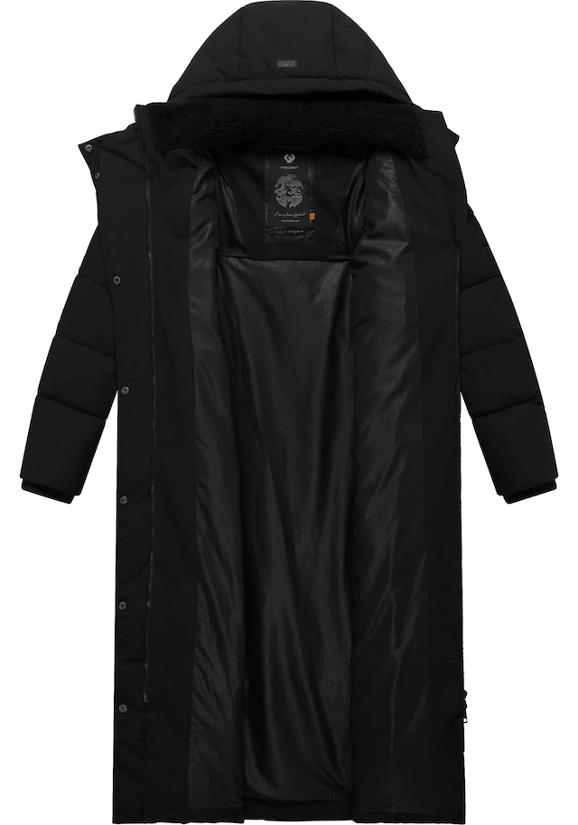 Ragwear Steppmantel »Pavla Extralong« zeitloser, wasserdichter Damen Wintermantel