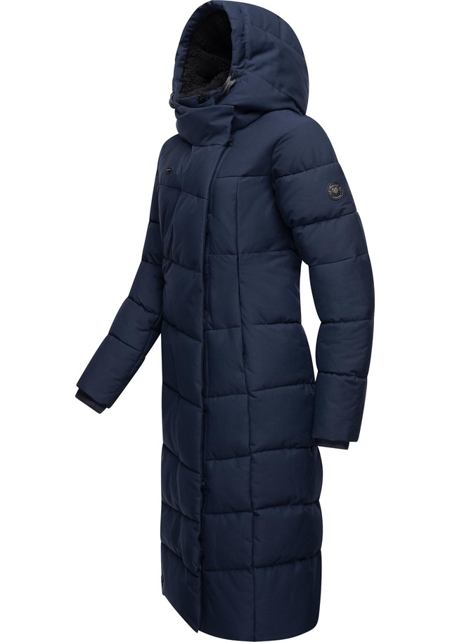 Ragwear Steppmantel »Pavla Extralong« zeitloser, wasserdichter Damen Wintermantel