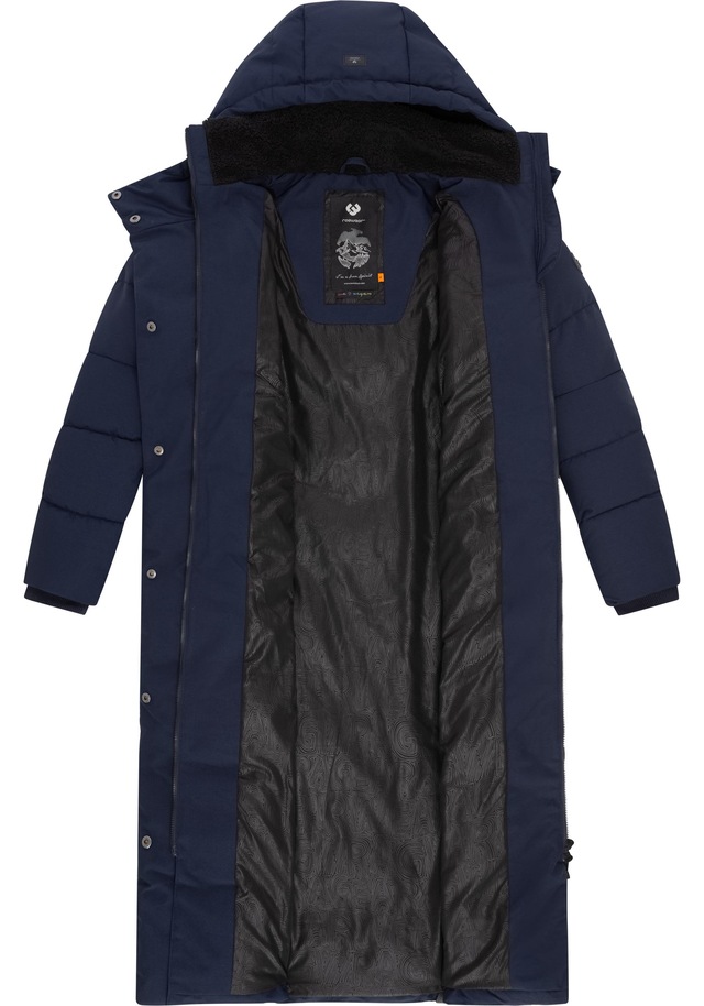Ragwear Steppmantel »Pavla Extralong« zeitloser, wasserdichter Damen Wintermantel