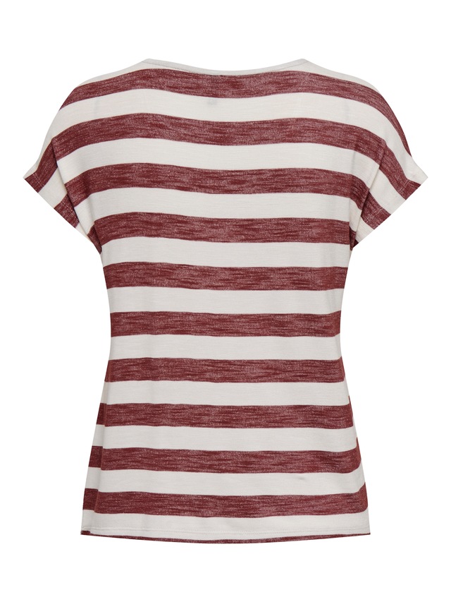 ONLY V-Shirt »ONLLIRA LIFE S/S V-NECK TOP JRS NOOS«