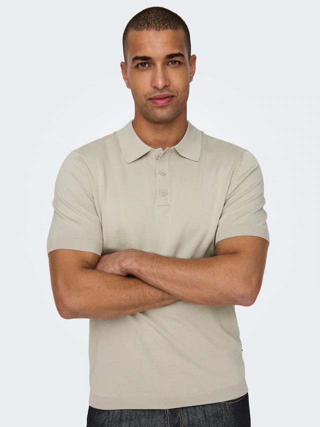 ONLY & SONS Poloshirt »ONSWYLER LIFE REG 14 SS POLO KNIT NOOS«
