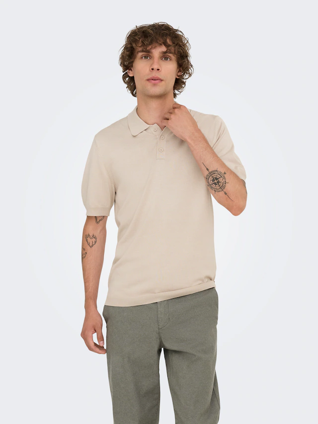 ONLY & SONS Poloshirt »ONSWYLER LIFE REG 14 SS POLO KNIT NOOS«