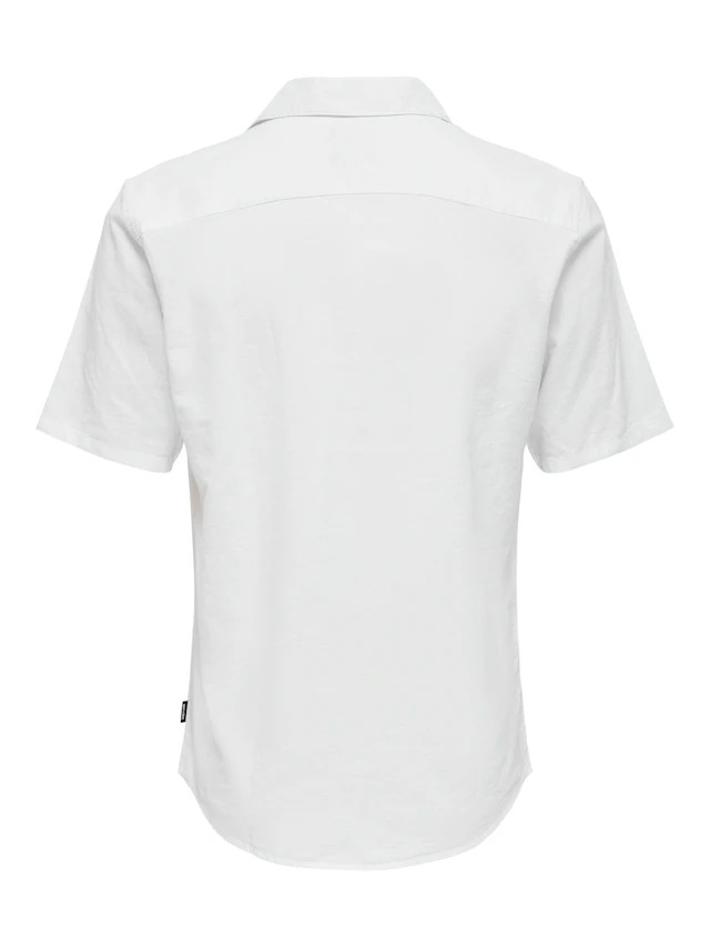 ONLY & SONS Kurzarmhemd »ONSCAIDEN SS SOLID RESORT LINEN NOOS«