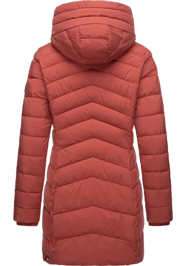 Ragwear Wintermantel »Teela« Wasserdichter Steppmantel mit hohem Kragen