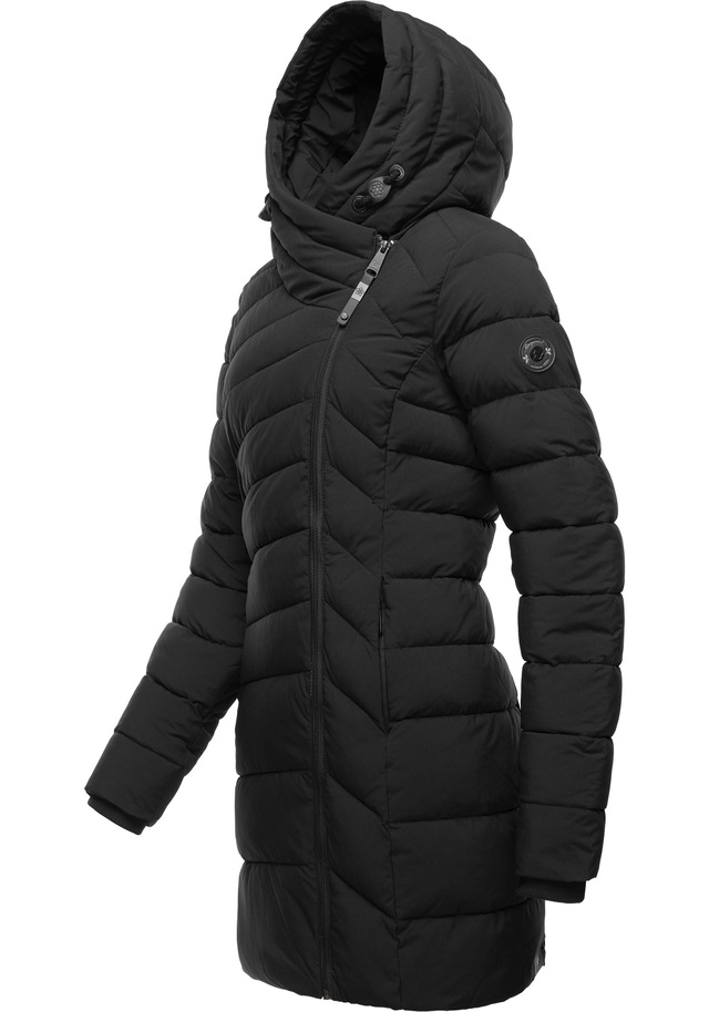 Ragwear Wintermantel »Teela« Wasserdichter Steppmantel mit hohem Kragen