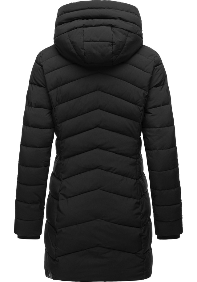 Ragwear Wintermantel »Teela« Wasserdichter Steppmantel mit hohem Kragen
