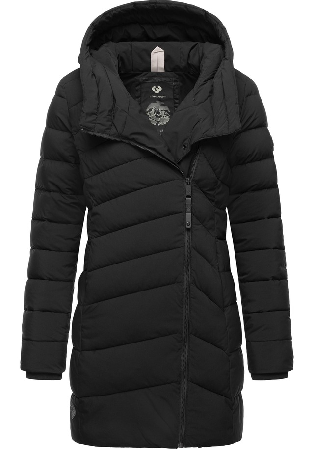 Ragwear Wintermantel »Teela« Wasserdichter Steppmantel mit hohem Kragen