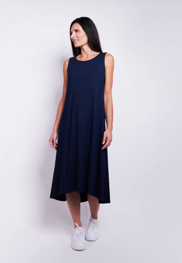 Seidel Moden Midikleid Ohne Taschen ärmellos, aus Viskose - MADE IN GERMANY