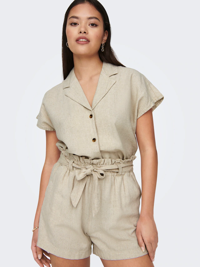 JDY Shorts »JDYSAY MW LINEN SHORTS WVN NOOS«