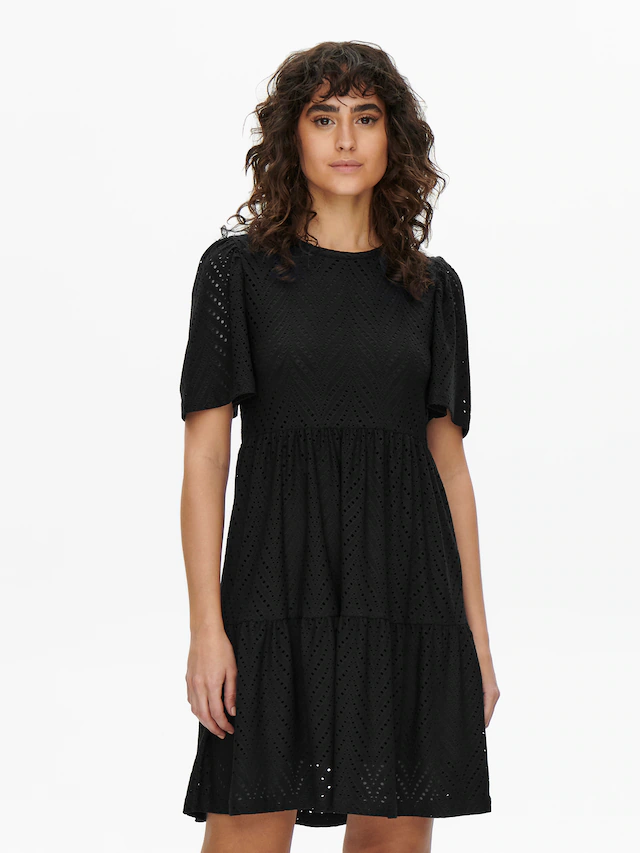 JDY Minikleid »JDYCARLA CATHINKA S/S DRESS JRS NOOS« Kunstfaser, regular fit