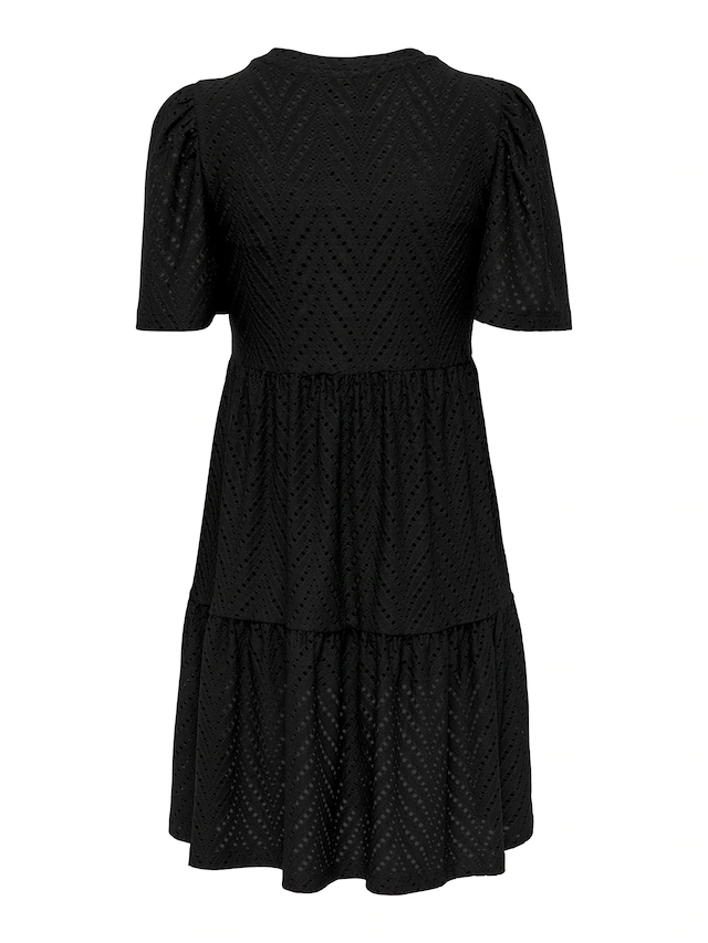 JDY Minikleid »JDYCARLA CATHINKA S/S DRESS JRS NOOS« Kunstfaser, regular fit