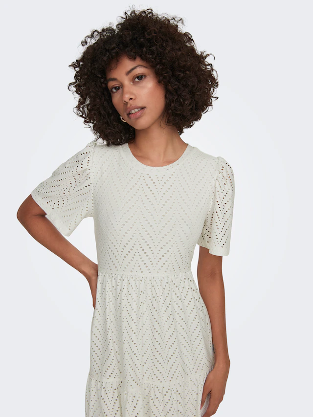JDY Minikleid »JDYCARLA CATHINKA S/S DRESS JRS NOOS« Kunstfaser, regular fit