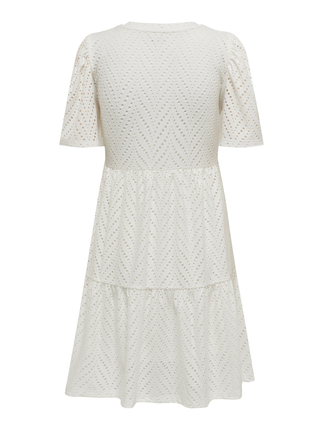 JDY Minikleid »JDYCARLA CATHINKA S/S DRESS JRS NOOS« Kunstfaser, regular fit