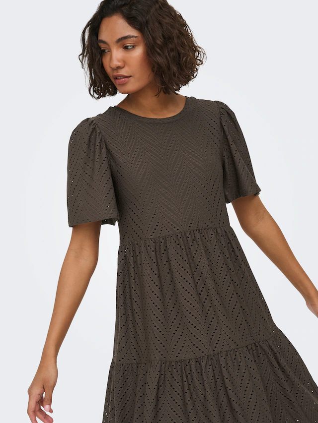 JDY Minikleid »JDYCARLA CATHINKA S/S DRESS JRS NOOS« Kunstfaser, regular fit