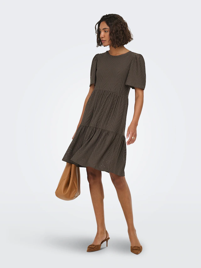 JDY Minikleid »JDYCARLA CATHINKA S/S DRESS JRS NOOS« Kunstfaser, regular fit