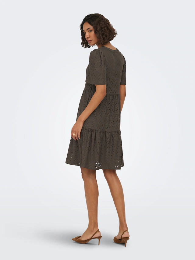 JDY Minikleid »JDYCARLA CATHINKA S/S DRESS JRS NOOS« Kunstfaser, regular fit