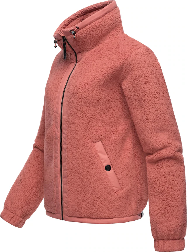 Ragwear Sweatjacke »Nordicka« Sportliche Kapuzenjacke mit Kunstleder-Elementen