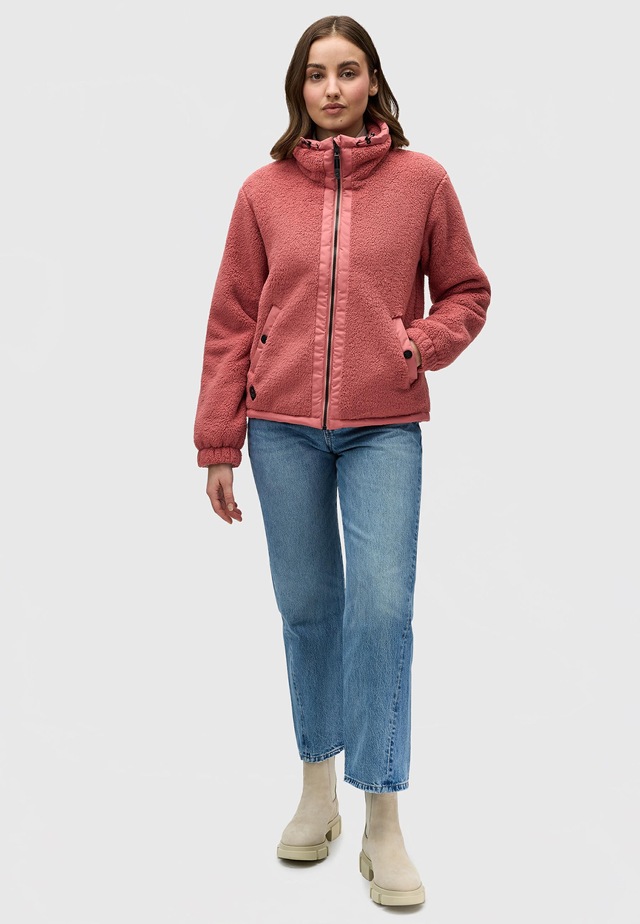 Ragwear Sweatjacke »Nordicka« Sportliche Kapuzenjacke mit Kunstleder-Elementen
