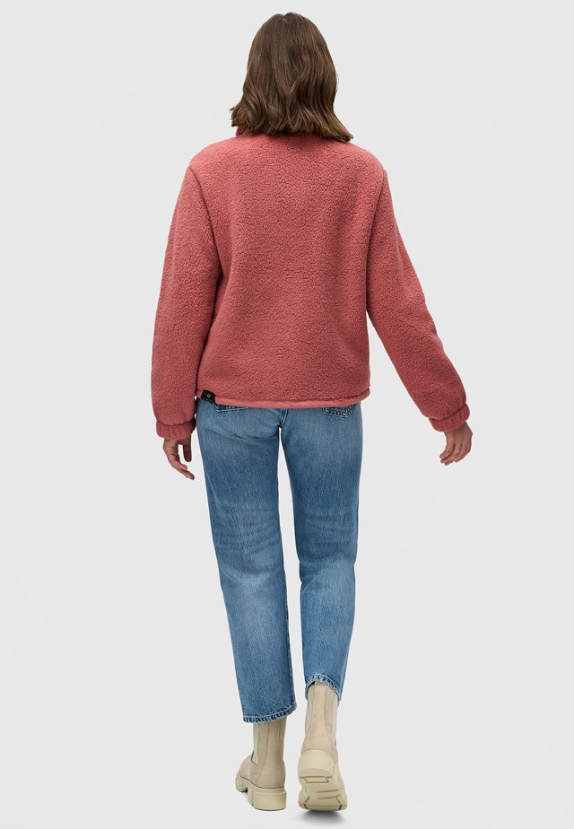 Ragwear Sweatjacke »Nordicka« Sportliche Kapuzenjacke mit Kunstleder-Elementen