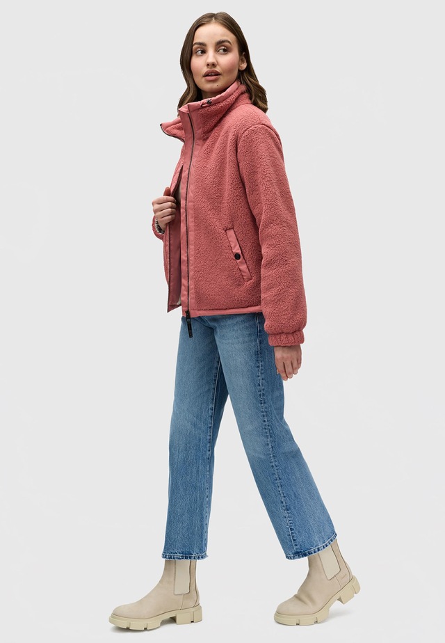 Ragwear Sweatjacke »Nordicka« Sportliche Kapuzenjacke mit Kunstleder-Elementen