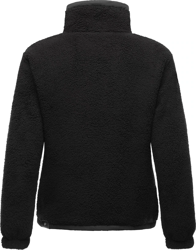 Ragwear Sweatjacke »Nordicka« Sportliche Kapuzenjacke mit Kunstleder-Elementen