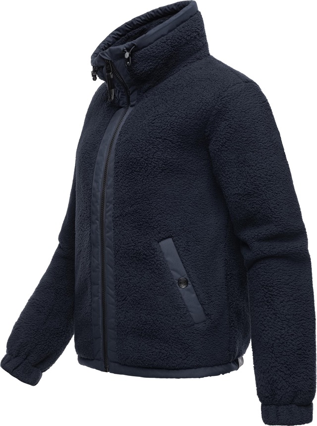 Ragwear Sweatjacke »Nordicka« Sportliche Kapuzenjacke mit Kunstleder-Elementen