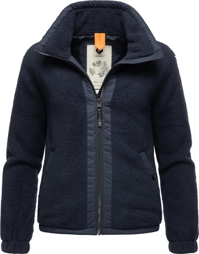 Ragwear Sweatjacke »Nordicka« Sportliche Kapuzenjacke mit Kunstleder-Elementen
