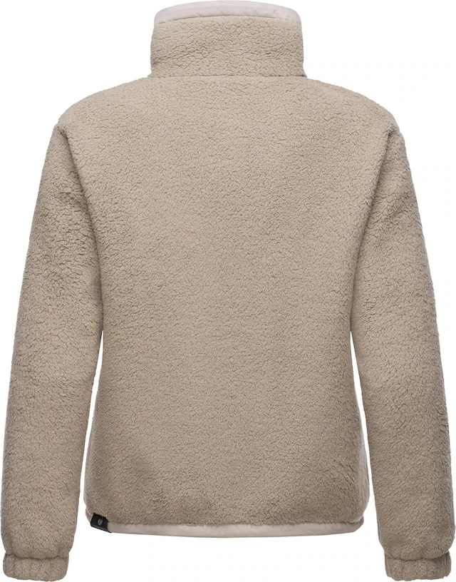 Ragwear Sweatjacke »Nordicka« Sportliche Kapuzenjacke mit Kunstleder-Elementen