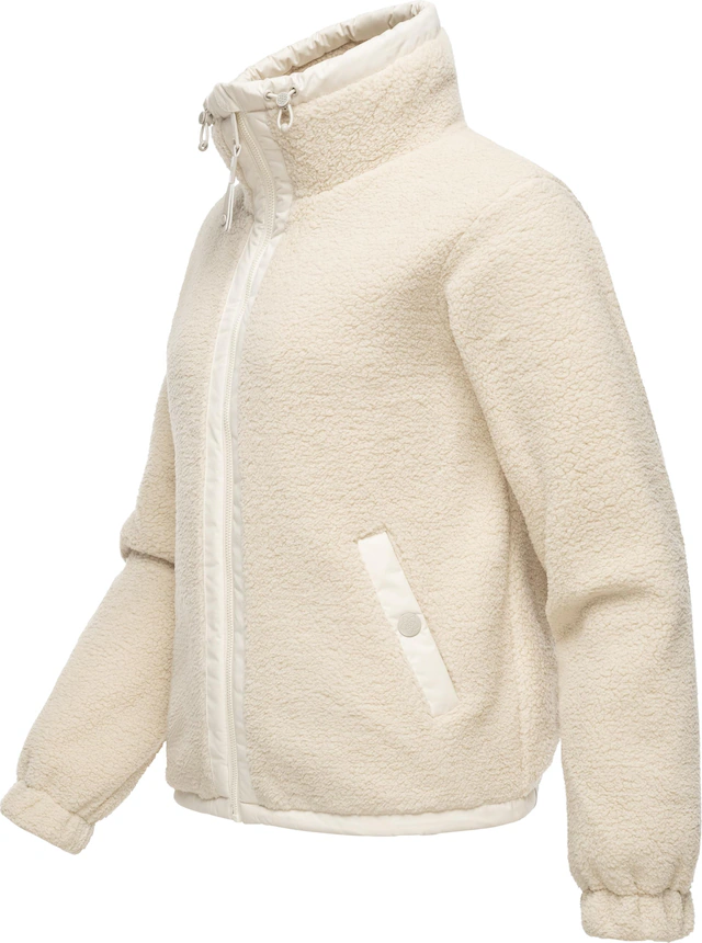 Ragwear Sweatjacke »Nordicka« Sportliche Kapuzenjacke mit Kunstleder-Elementen