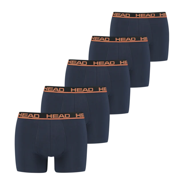 Head Boxershorts »HEAD BASIC BOXER 5P ECOM« mit elastischem Logobund