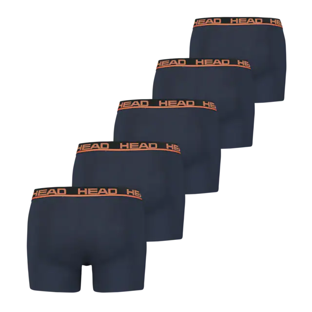 Head Boxershorts »HEAD BASIC BOXER 5P ECOM« mit elastischem Logobund