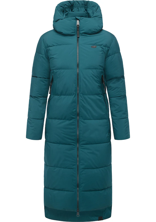 Ragwear Wintermantel »Patrise« Extralanger Damen Winter Steppmantel mit Gehschlitzen