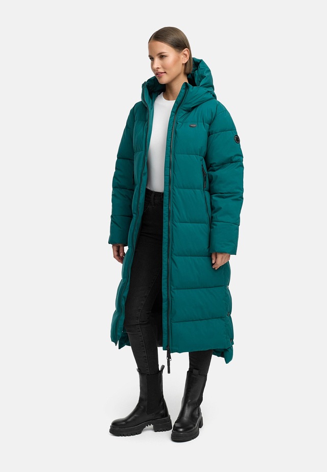 Ragwear Wintermantel »Patrise« Extralanger Damen Winter Steppmantel mit Gehschlitzen